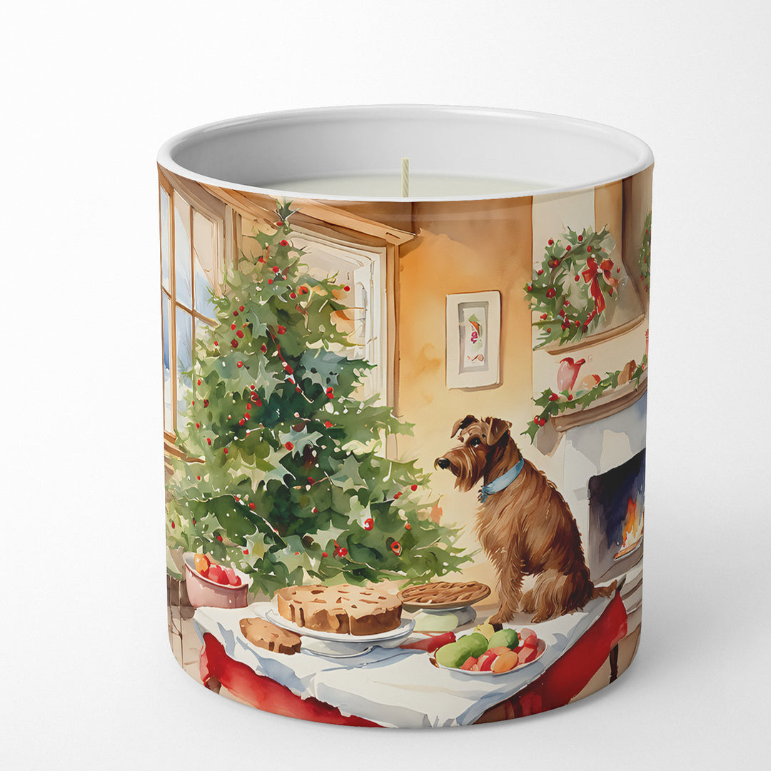 Irish Terrier Christmas Cookies Decorative Soy Candle Image 1