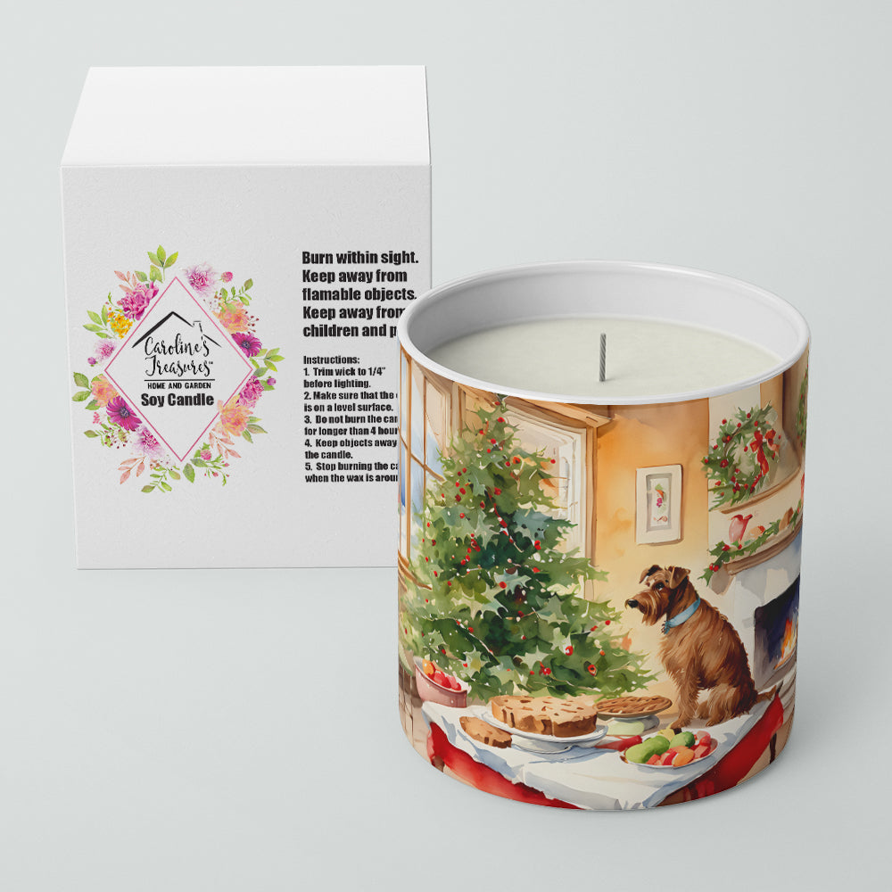 Irish Terrier Christmas Cookies Decorative Soy Candle Image 2