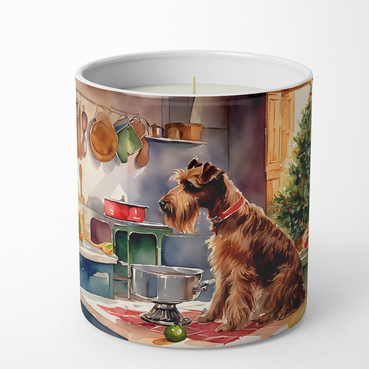 Irish Terrier Christmas Cookies Decorative Soy Candle Image 1