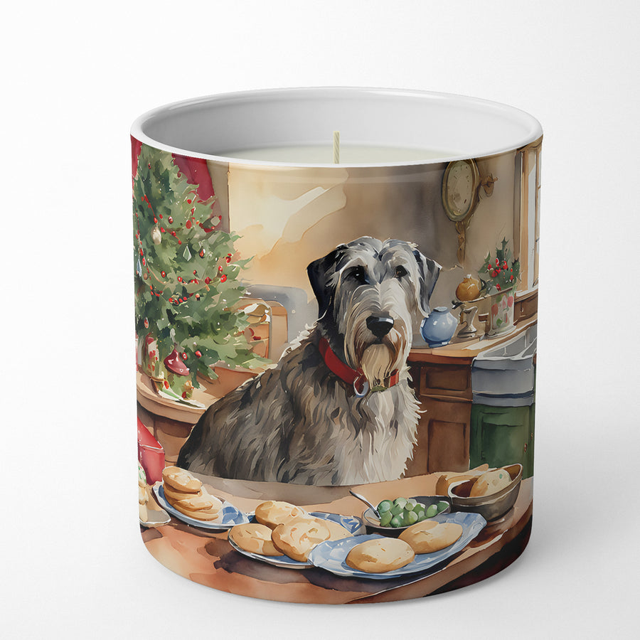 Irish Wolfhound Christmas Cookies Decorative Soy Candle Image 1