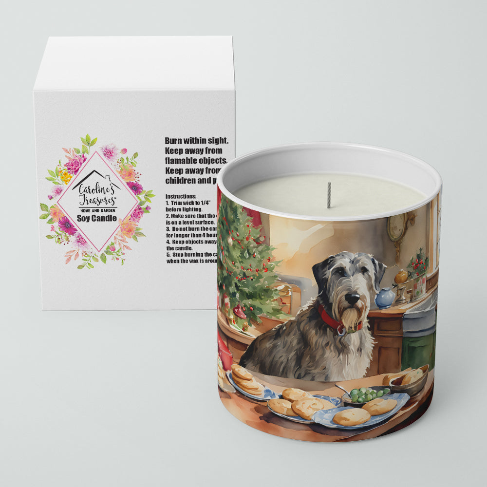 Irish Wolfhound Christmas Cookies Decorative Soy Candle Image 2