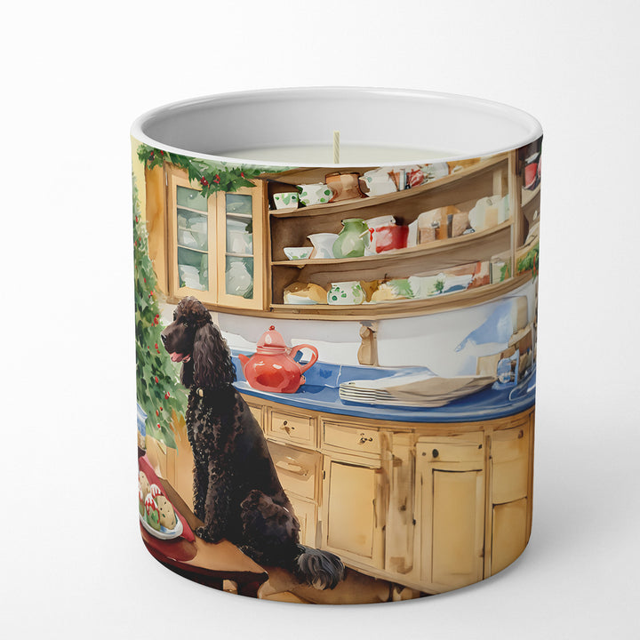 Irish Water Spaniel Christmas Cookies Decorative Soy Candle Image 5