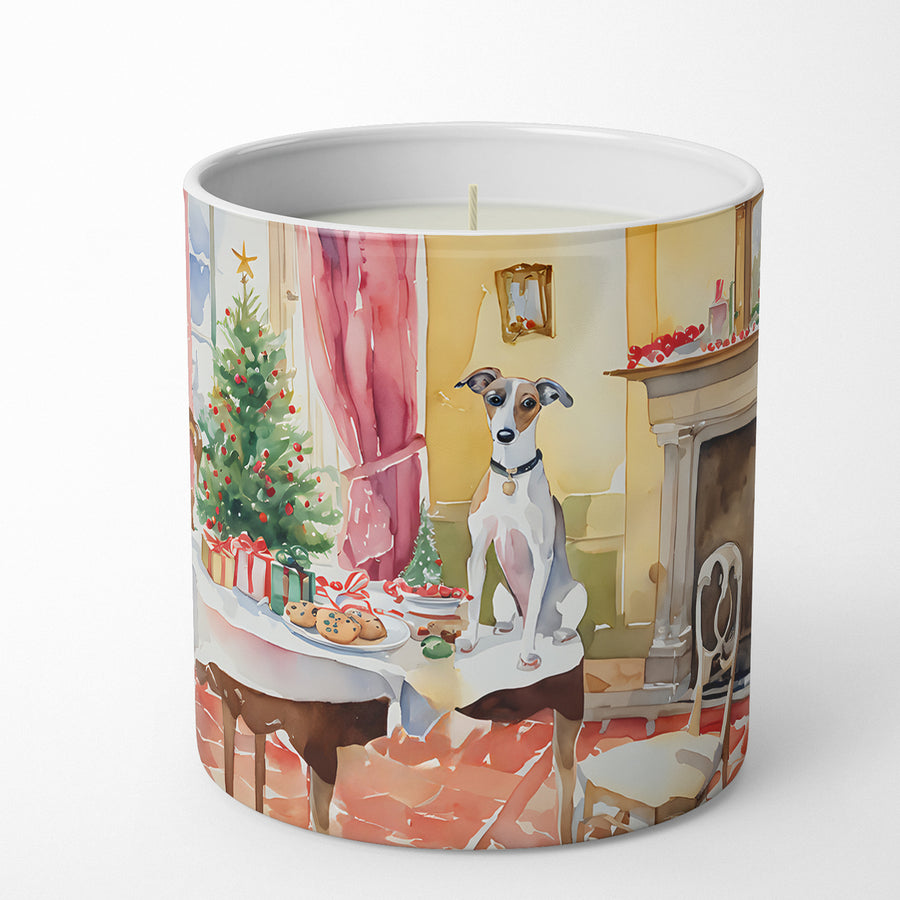 Italian Greyhound Christmas Cookies Decorative Soy Candle Image 1