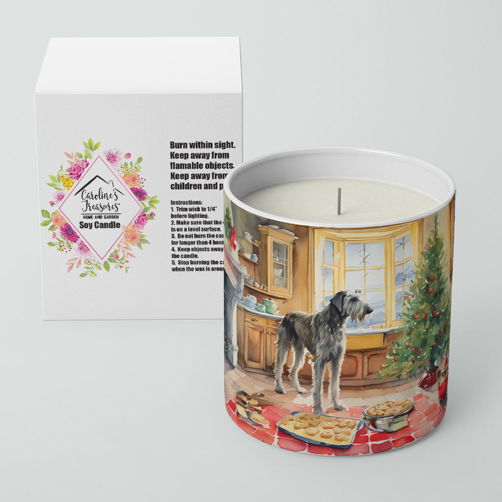 Irish Wolfhound Christmas Cookies Decorative Soy Candle Image 2