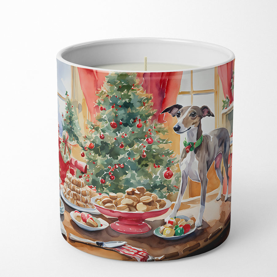 Italian Greyhound Christmas Cookies Decorative Soy Candle Image 1