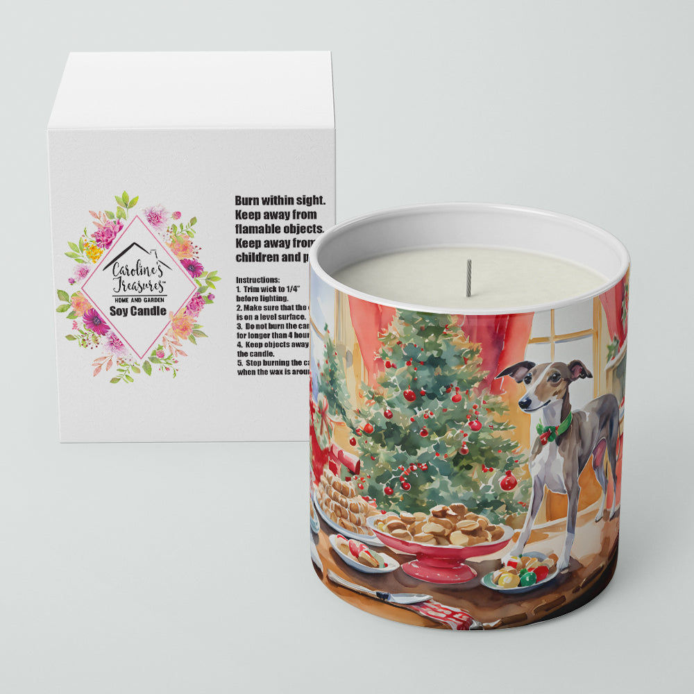 Italian Greyhound Christmas Cookies Decorative Soy Candle Image 2