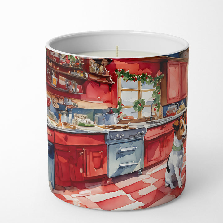 Jack Russell Terrier Christmas Cookies Decorative Soy Candle Image 3