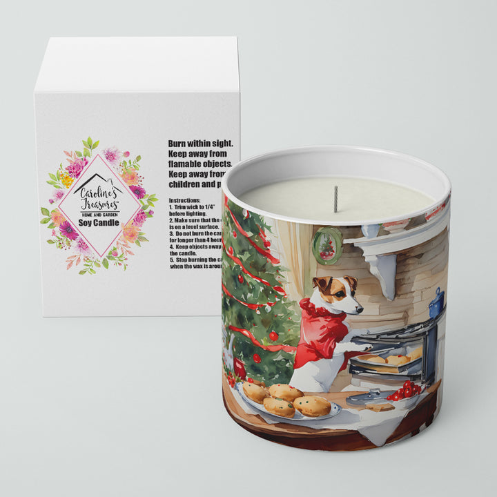 Jack Russell Terrier Christmas Cookies Decorative Soy Candle Image 2