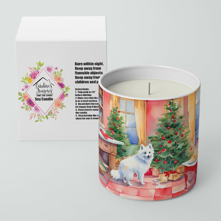 Japanese Spitz Christmas Cookies Decorative Soy Candle Image 2