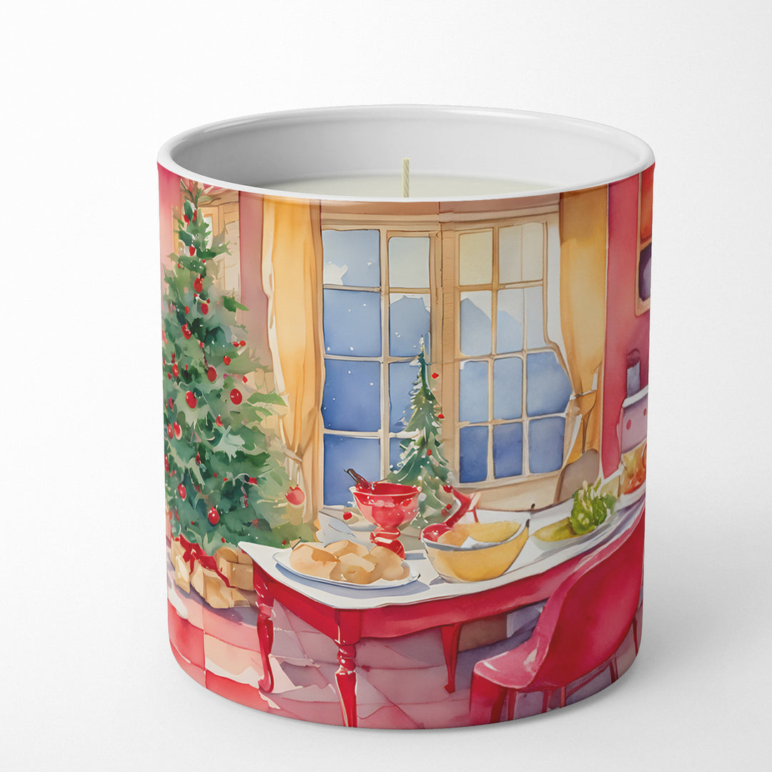 Japanese Spitz Christmas Cookies Decorative Soy Candle Image 5