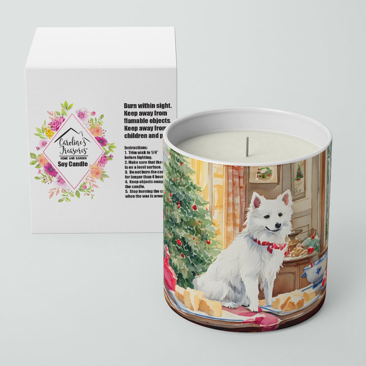 Japanese Spitz Christmas Cookies Decorative Soy Candle Image 2