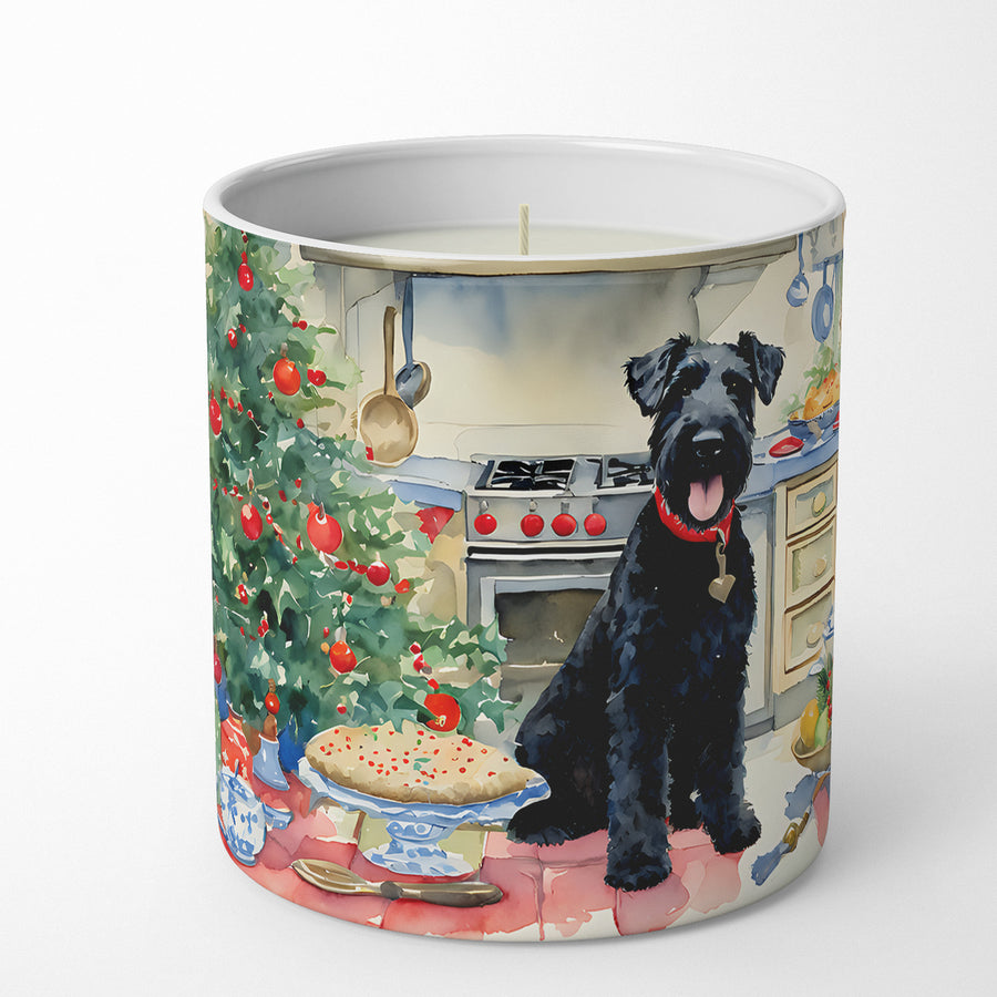 Kerry Blue Terrier Christmas Cookies Decorative Soy Candle Image 1