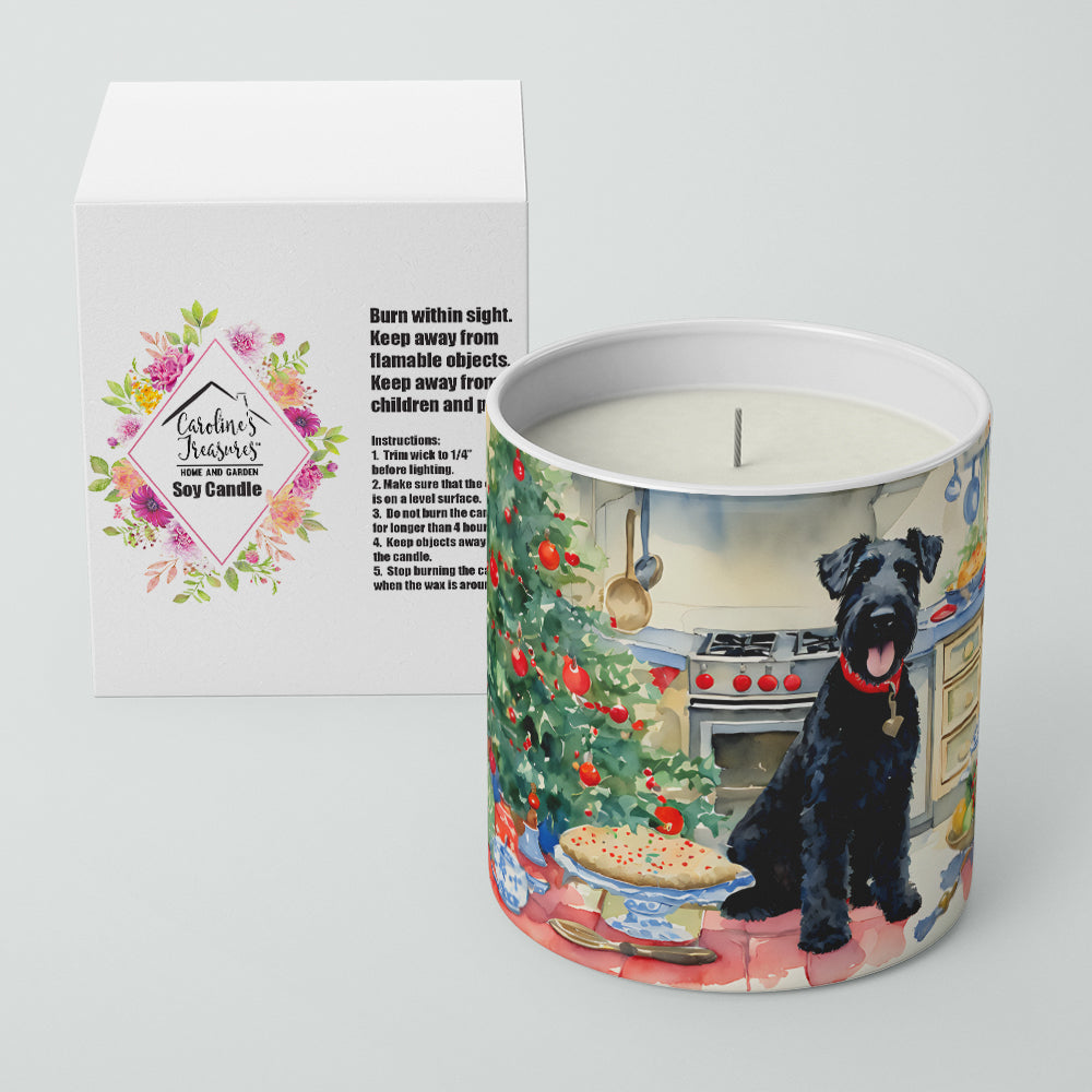 Kerry Blue Terrier Christmas Cookies Decorative Soy Candle Image 2