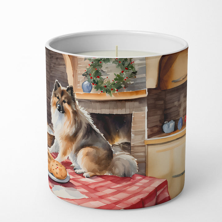 Keeshond Christmas Cookies Decorative Soy Candle Image 5