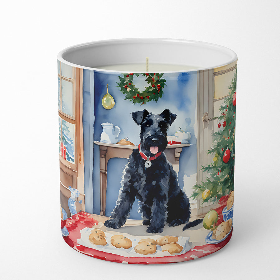 Kerry Blue Terrier Christmas Cookies Decorative Soy Candle Image 1