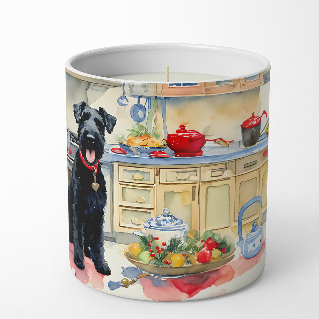 Kerry Blue Terrier Christmas Cookies Decorative Soy Candle Image 5