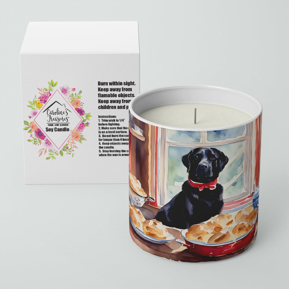 Labrador Retriever Christmas Cookies Decorative Soy Candle Image 2