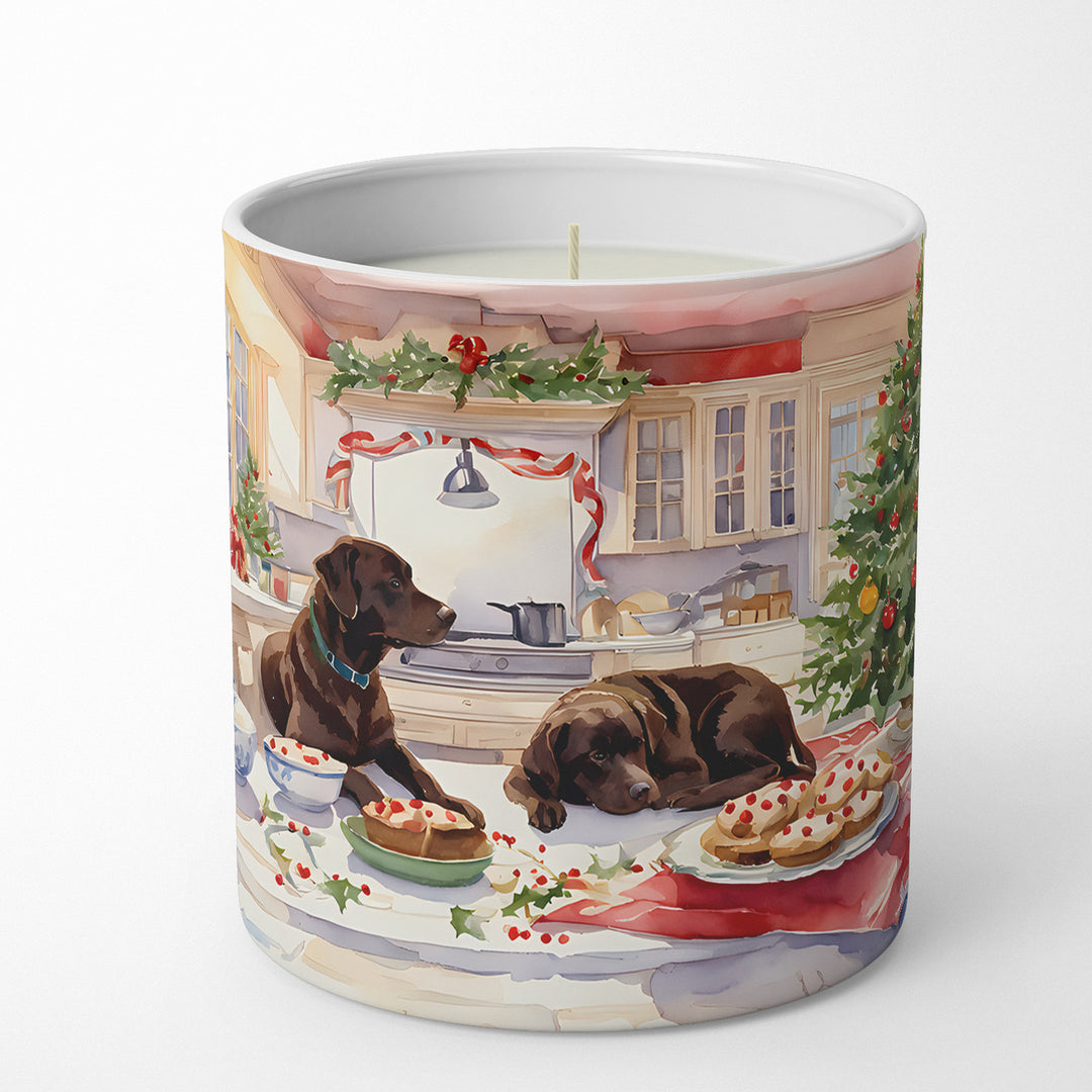 Labrador Retriever Christmas Cookies Decorative Soy Candle Image 1