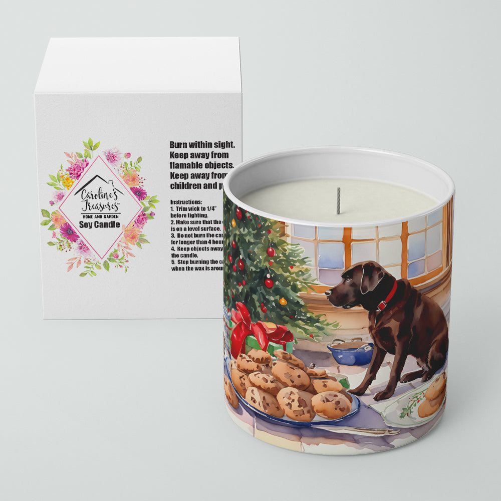 Labrador Retriever Christmas Cookies Decorative Soy Candle Image 2