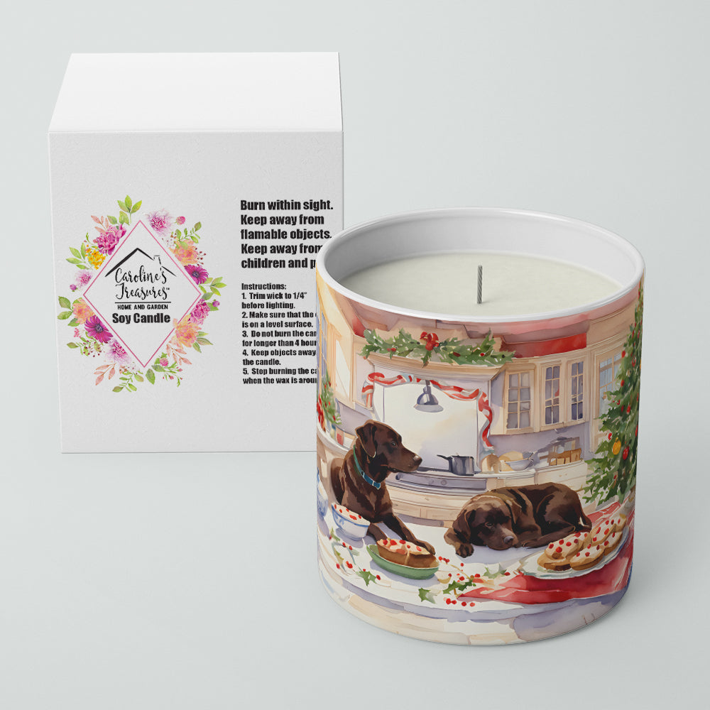 Labrador Retriever Christmas Cookies Decorative Soy Candle Image 2