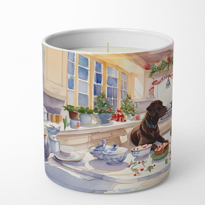 Labrador Retriever Christmas Cookies Decorative Soy Candle Image 3