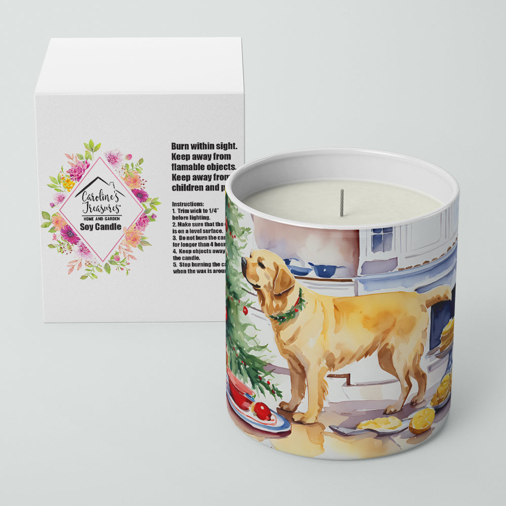 Labrador Retriever Christmas Cookies Decorative Soy Candle Image 2