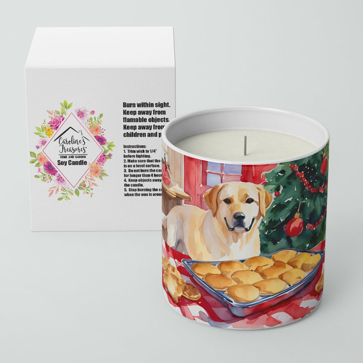 Labrador Retriever Christmas Cookies Decorative Soy Candle Image 2