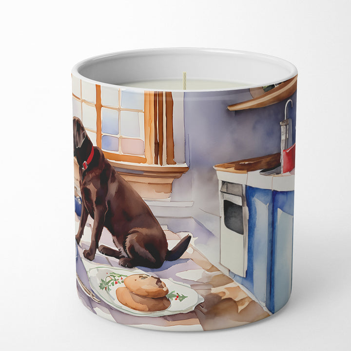 Labrador Retriever Christmas Cookies Decorative Soy Candle Image 5