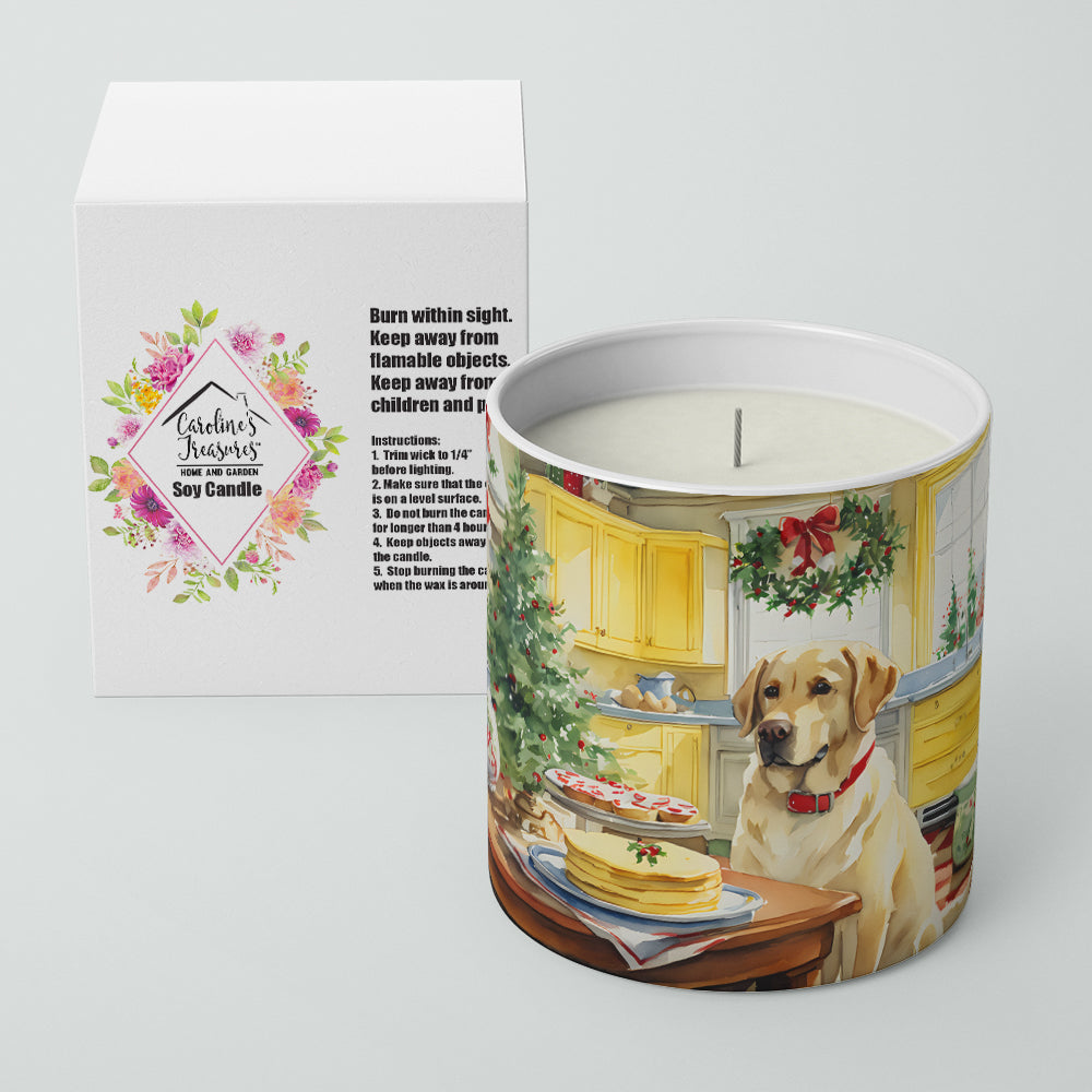 Labrador Retriever Christmas Cookies Decorative Soy Candle Image 2