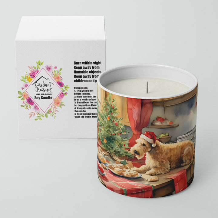 Lakeland Terrier Christmas Cookies Decorative Soy Candle Image 2