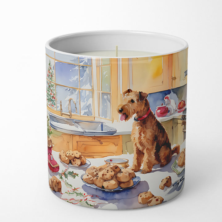 Lakeland Terrier Christmas Cookies Decorative Soy Candle Image 1