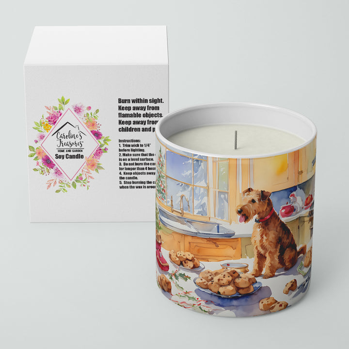 Lakeland Terrier Christmas Cookies Decorative Soy Candle Image 2