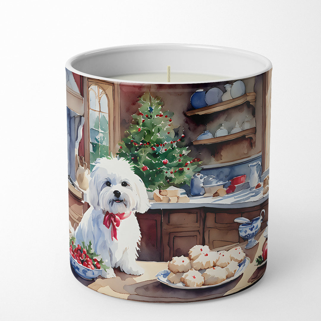 Maltese Christmas Cookies Decorative Soy Candle Image 1