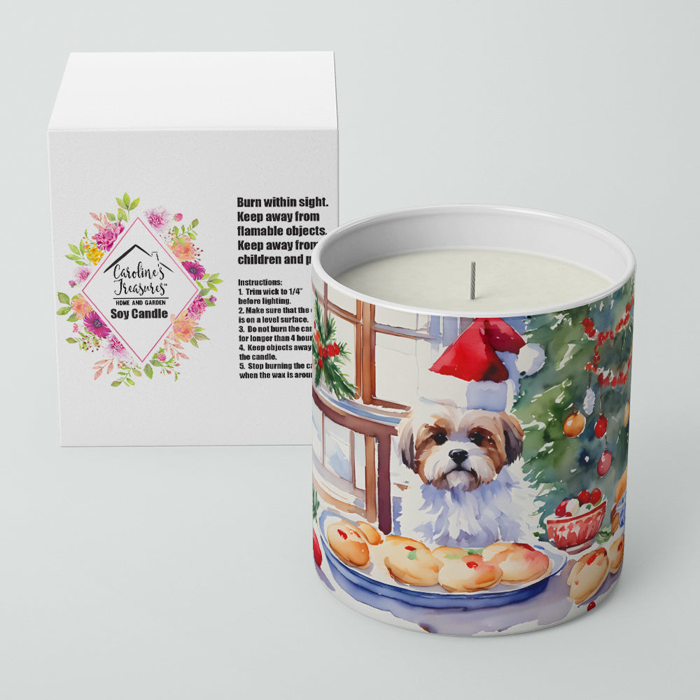 Lhasa Apso Christmas Cookies Decorative Soy Candle Image 2