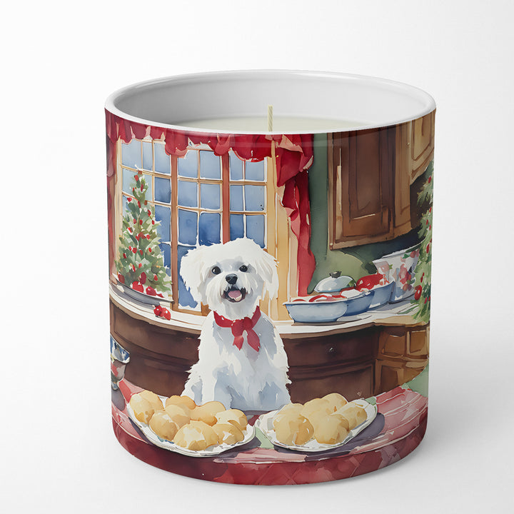 Maltese Christmas Cookies Decorative Soy Candle Image 1