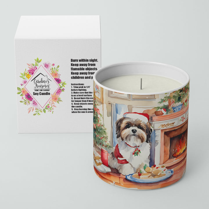 Lhasa Apso Christmas Cookies Decorative Soy Candle Image 2