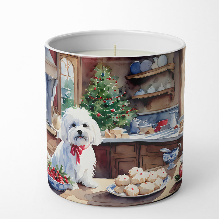 Maltese Christmas Cookies Decorative Soy Candle Image 4