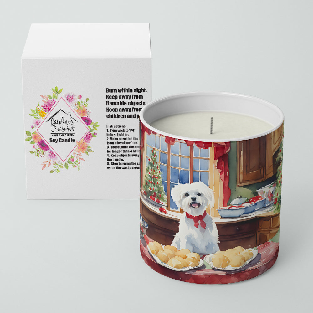 Maltese Christmas Cookies Decorative Soy Candle Image 2