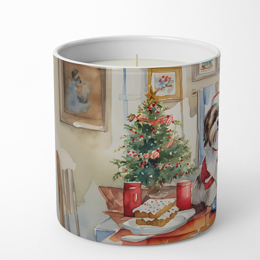 Lhasa Apso Christmas Cookies Decorative Soy Candle Image 3