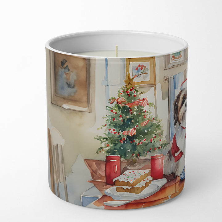 Lhasa Apso Christmas Cookies Decorative Soy Candle Image 3