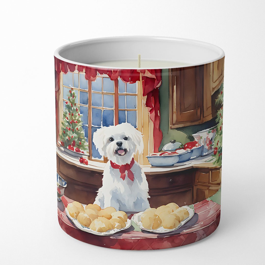 Maltese Christmas Cookies Decorative Soy Candle Image 4