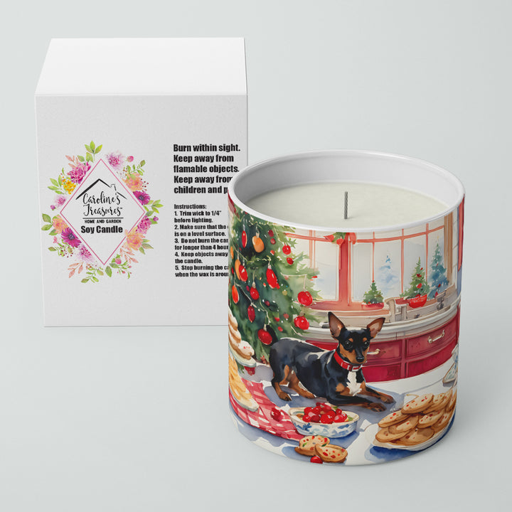 Miniature Pinscher Christmas Cookies Decorative Soy Candle Image 2