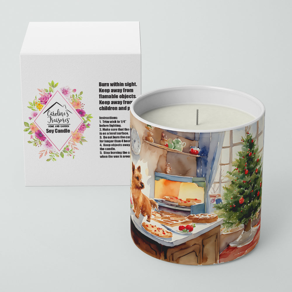 Norwich Terrier Christmas Cookies Decorative Soy Candle Image 2