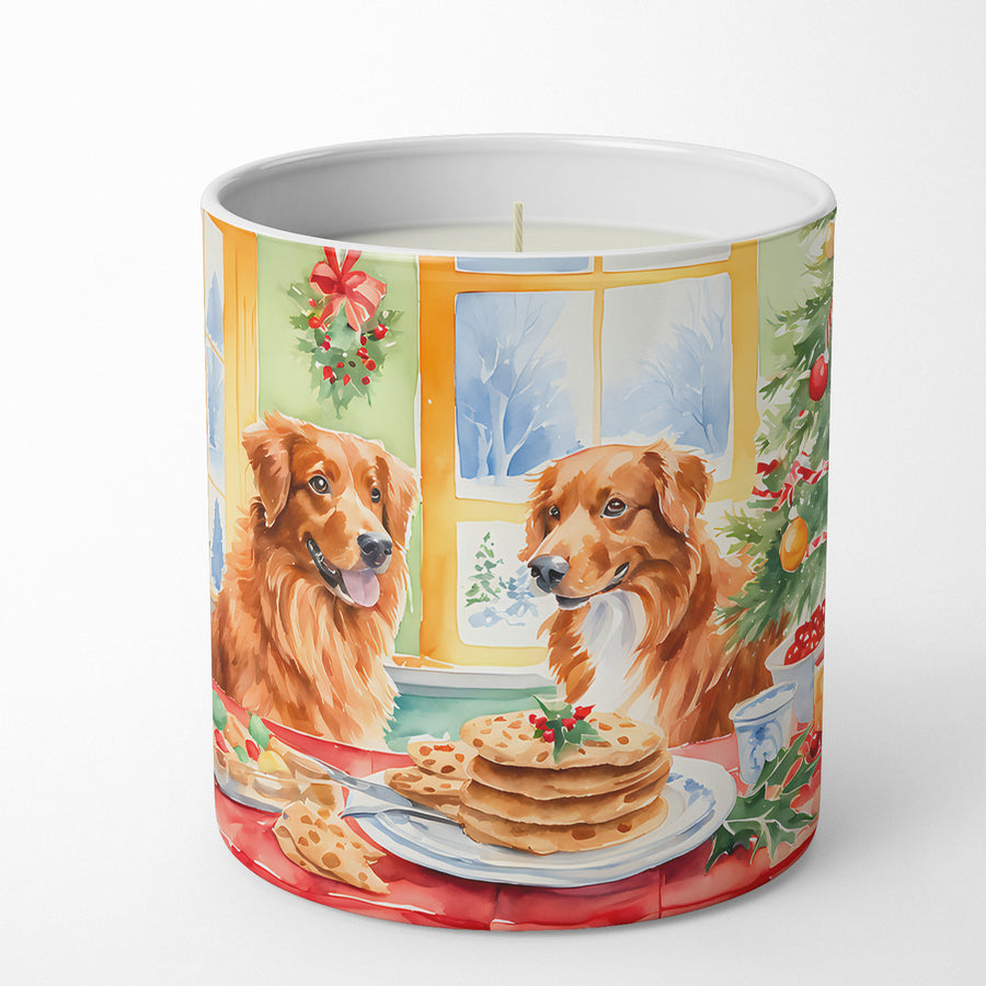 Nova Scotia Duck Toller Christmas Cookies Decorative Soy Candle Image 1