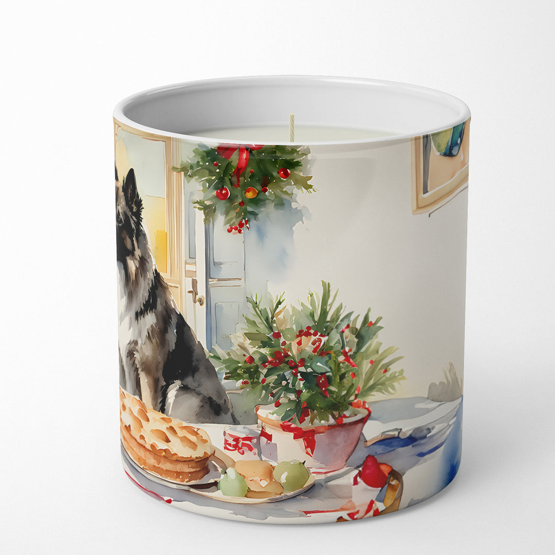 Norwegian Elkhound Christmas Cookies Decorative Soy Candle Image 5