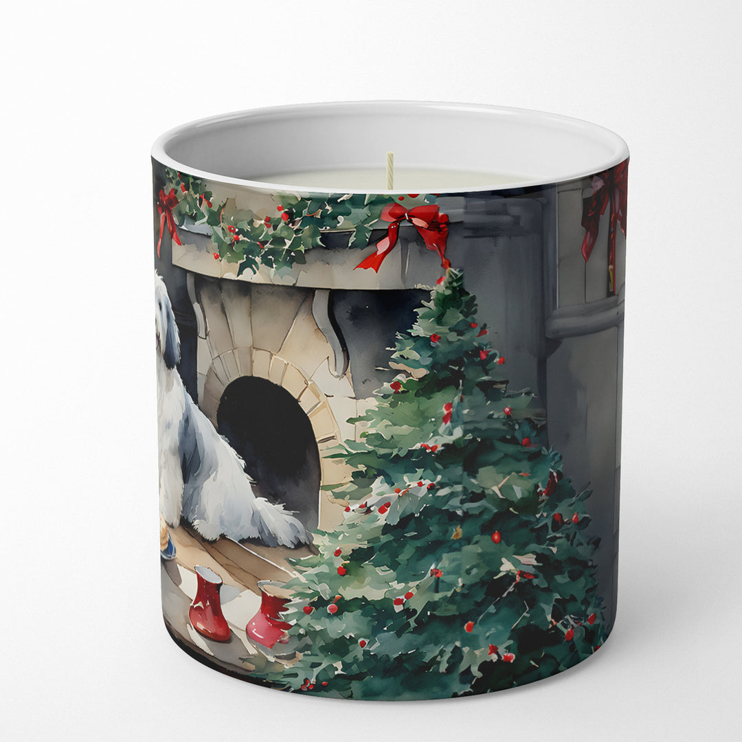 Old English Sheepdog Christmas Cookies Decorative Soy Candle Image 5