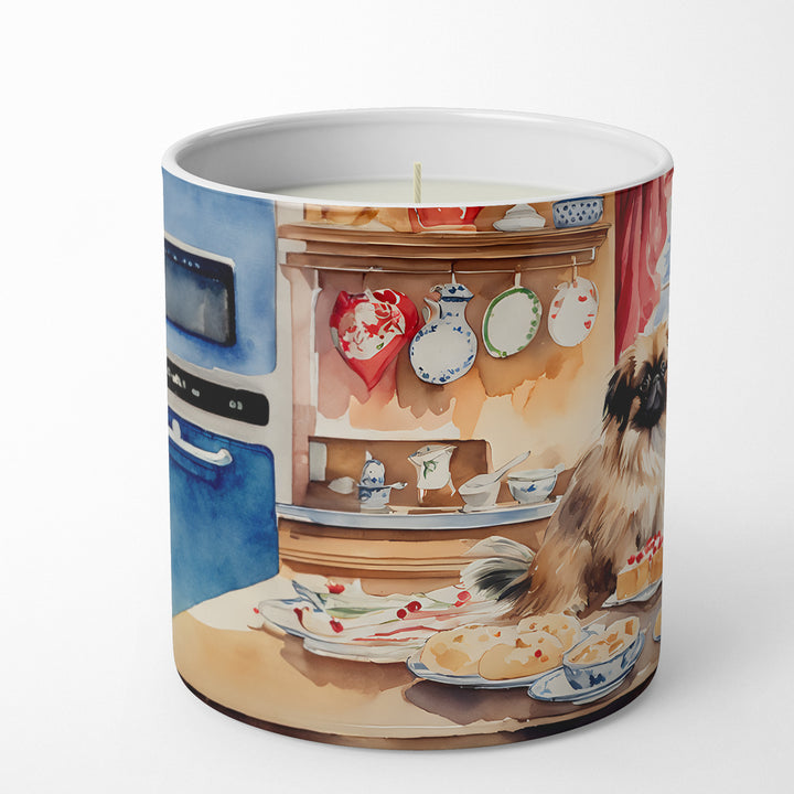 Pekingese Christmas Cookies Decorative Soy Candle Image 3