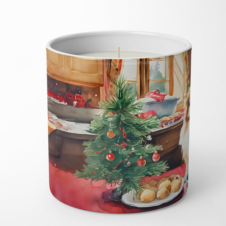 Pekingese Christmas Cookies Decorative Soy Candle Image 3