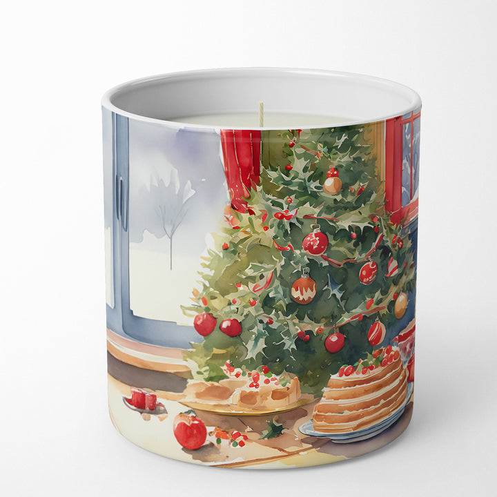 Pomeranian Christmas Cookies Decorative Soy Candle Image 3