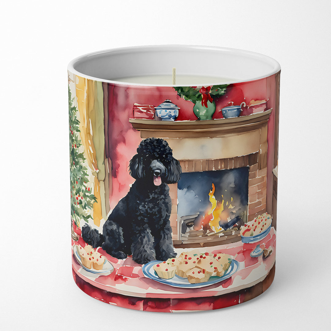 Poodle Christmas Cookies Decorative Soy Candle Image 1